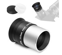 Astromania Plossl Oculare telescopio da 12,5 mm, completamente rivestito, design a 4 elementi, accessorio per telescopio con filtro standard filettato da 3,17 cm, per osservazioni astronomiche visive