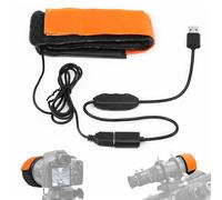 Astromania Riscaldatore di rugiada USB da 25 cm, accessori per telescopio, riscaldatore di rugiada, con cinghia, regolatore di temperatura continuo per obiettivo telescopico di diametro inferiore a 80