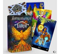 AstroMatrix Tarot with 48 Page Booklet and Unique QR Codes for Beginners and Experts