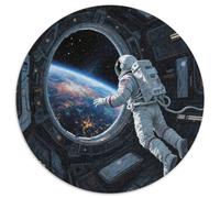 Astronaut 1000 Pezzi Di Puzzle Rotondo Classico Jigsaw Regali Antistress Per Famiglia 1000pcs (67.5x67.5cm)