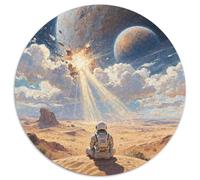 Astronaut 1000 Pezzi Di Puzzle Rotondo Classico Universe Jigsaw Regali Antistress Per Adulti E Bambini 1000pcs (67.5x67.5cm)