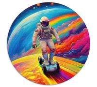 Astronaut 1000 Pezzi Di Puzzle Rotondo Creativo Giocattolo Antistress Per Adulti E Bambini 1000pcs (67.5x67.5cm)