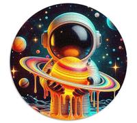 Astronaut 1000 Pezzi Di Puzzle Rotondo Creativo Giocattolo Educativo Per Adulti E Bambini 1000pcs (67.5x67.5cm)
