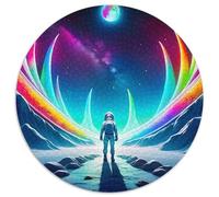 Astronaut 1000 Pezzi Di Puzzle Rotondo Creativo Regali Antistress Per Adulti E Bambini 1000pcs (67.5x67.5cm)