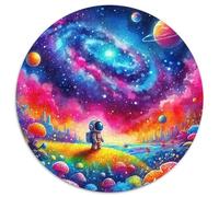 Astronaut 1000 Pezzi Di Puzzle Rotondo Creativo Regali Antistress Per Famiglia 1000pcs (67.5x67.5cm)