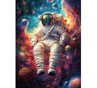Astronaut Exploring A Starry Nebula Puzzle 500 Pezzi Gioco Familiare Relax Science Fiction Magical Dream Rompicapo Per Adulti Idea Regalo Natale Per Tutta La Famiglia 500 PCS