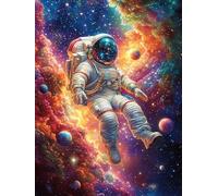 Astronaut Floating in A Cosmic Galaxy Rompicapo 1000 Pezzi Per Decorazione Domestica Science Fiction Magical Dream Cartone Di Alta Qualità Per Arredamento Casa Da Incorniciare Da Passatempo Edizione E