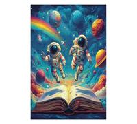 Astronaut Floats In Space Puzzle 1000 Pezzi Sfida Intellettuale Avanzata Space Universe Rompicapo Per Menti Acute Esercizio Cerebrale Stimolo Mentale Regalo Per Person 1000 PCS