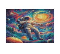 Astronaut Floats In Space Puzzle 300 Pezzi Sfida Logica Avanzata Space Universe Rompicapo Per Menti Brillanti Stimolo Cognitivo Esercizio Mentale Regalo Per Laurea 300 PCS