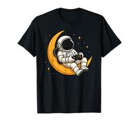 Astronaut Gamer Moon Gaming Space Videogioco Uomini Donne Bambini Maglietta