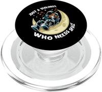 Astronaut Graphic Violinist Who Needs Space Violin Player PopSockets PopGrip per MagSafe