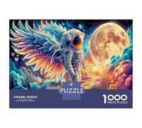 Astronaut in Space 1000 Pezzi Bundle Puzzle Sci-Fi Art Puzzle Classico Cartone Spesso - Ragazzi 12-18 Anni, Allenamento Logico, Ottimo Regalo Per Gli Amanti Dei Puzzle 38x26cm/1000pcs