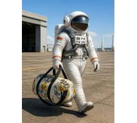 Astronaut Mission Bag Fitness Journal - Breakfast League: Workout Log and Training Tracker - Gym Planner and Progress Notebook
