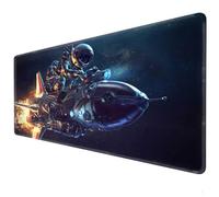 Astronaut mouse pad, mouse pad XXL - Anime mousepad - sewn edge - non slip base - suitable for gaming mousepad, office, computer keyboard pad (31,5 x 11,7in)