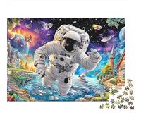 Astronaut Puzzle in Cartone Extra Spesso Da 1000 Pezzi, Cosmic, Puzzle Fai Da Te, Ultra Difficile, Allenamento Mentale, Sfida, Intrattenimento 38x26cm/1000pcs