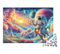 Astronaut Set Puzzle Premium Da 1000 Pezzi, Space Walk, Impossibile, Difficile, Stimolante, Stress, Allenamento Mentale, Giochi Da Tavolo, Intrattenimento 38x26cm/1000pcs