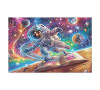 Astronaut Space Galaxy Puzzle 1000 Pezzi Rompicapo Per Momentidi Pace Attività Solitaria Rilassante Antistress Naturale Regalo Per Chi Ama La Tranquillità 1000 PCS