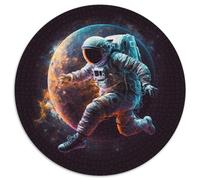 Astronaut spielt Basketball, Puzzle 1000 Teile für Erwachsene, Papierpuzzle, Familieninteraktion und Gehirntraining, Familienaktivitäts-Herausforderung, 1000 Teile (67,5x67,5cm)