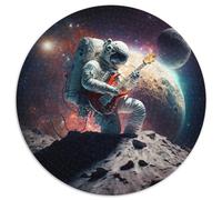 Astronaut spielt Gitarre, Puzzle 1000 Teile, Unmögliches Puzzle für Erwachsene für Teenager, interaktives Familienspiel, Herausforderungsgeschenk, 1000 Teile (67,5x67,5cm)