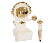 Astronaut Toothpaste Tube Squeezer - Wall Mounted Roller Holder | Heavy Duty Bathroom Organizer for Kids & Adults, Fun Tube Roller for Toothpaste Creams & Home Daily Use, 3.27x3.43x5.67 inches