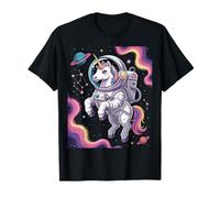 Astronaut Unicorn Cute Space Galaxy Fantasy Lover Girls Kids Maglietta