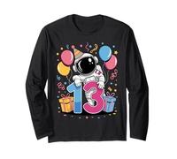 Astronauta 13 ° compleanno ragazzo ragazza 13 anni Astronauta Maglia a Manica