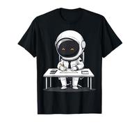 Astronauta, area lavoro, scrittura, motivo, illustrazione, astronauta Maglietta