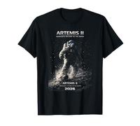 Astronauta Artemis Missione sulla Luna 2026 Rocket Artemis 2 Maglietta