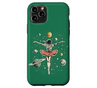Astronauta Ballerina Danza nello Spazio Pianeti Bambini Donne Ragazza Custodia per iPhone 11 Pro
