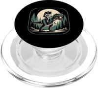 Astronauta Cavalcando T-Rex Dinosauro Spazio Luna Galassia Uomini Donne PopSockets PopGrip per MagSafe