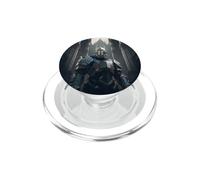 Astronauta cavaliere del futuro nel Medioevo PopSockets PopGrip per MagSafe