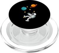Astronauta Che Fa Bouldering Arrampicatore Spaziale PopSockets PopGrip per MagSafe