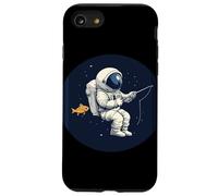 Astronauta che pesca oltre le stelle per Fisher Custodia per iPhone SE (2020) / 7 / 8