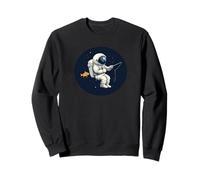 Astronauta che pesca oltre le stelle per Fisher Felpa