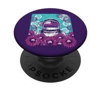 ASTRONAUTA con fiori Fun Space Meme PopSockets PopGrip Adesivo