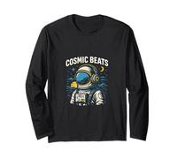 Astronauta Cosmic Beats Cool - Stile spaziale da uomo Maglia a Manica