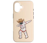 Astronauta Cowboy Dab Space Dance Ragazzi Ragazze Bambini Donne Uomini Custodia per iPhone 16