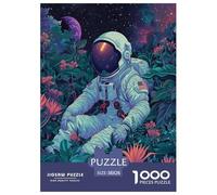 Astronauta creativo Jigsaw Puzzle Adulto Tute spaziali da esploratore spaziale 1000 Pezzi Gioco Education Per Gioco Familiare Regalo Per Amore E Amico Decorazione Interna Unica Stress Relief Toy