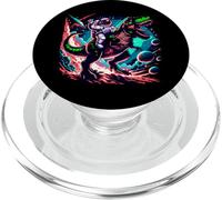 Astronauta Dinosaur T-Rex Cosmic Space Graphic PopSockets PopGrip per MagSafe