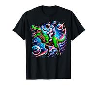 Astronauta Dinosauro T-Rex Galaxy Spazio Grafica Maglietta
