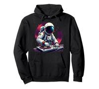 Astronauta Dj Space Lover Musica Astro Felpa con Cappuccio