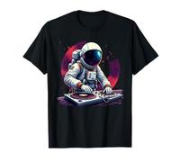 Astronauta Dj Space Lover Musica Astro Maglietta