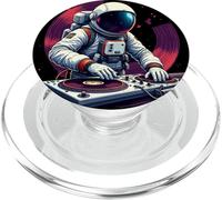 Astronauta Dj Space Lover Musica Astro PopSockets PopGrip per MagSafe