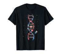 Astronauta DNA Siamo Stardust Galaxy Universo Biologia Scienza Maglietta