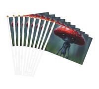 Astronauta E Alieno Stampa Convenienza Palmare Bandiera Leggero Bandiere Decor Indoor Outdoor Eventi Feste