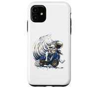 Astronauta Equitazione Un Ciclomotore, Cosmic Astro Spaceman Bike Rider Custodia per iPhone 11
