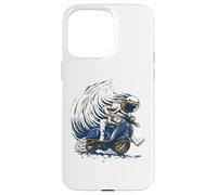 Astronauta Equitazione Un Ciclomotore, Cosmic Astro Spaceman Bike Rider Custodia per iPhone 15 Pro Max