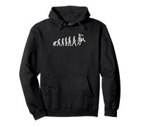 Astronauta Evolution Funny Outer Space Mission Uomini Donne Bambini Felpa con Cappuccio