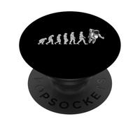 Astronauta Evolution Funny Outer Space Mission Uomini Donne Bambini PopSockets PopGrip Adesivo