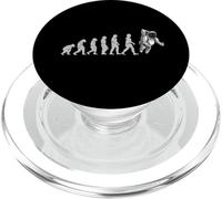 Astronauta Evolution Funny Outer Space Mission Uomini Donne Bambini PopSockets PopGrip per MagSafe